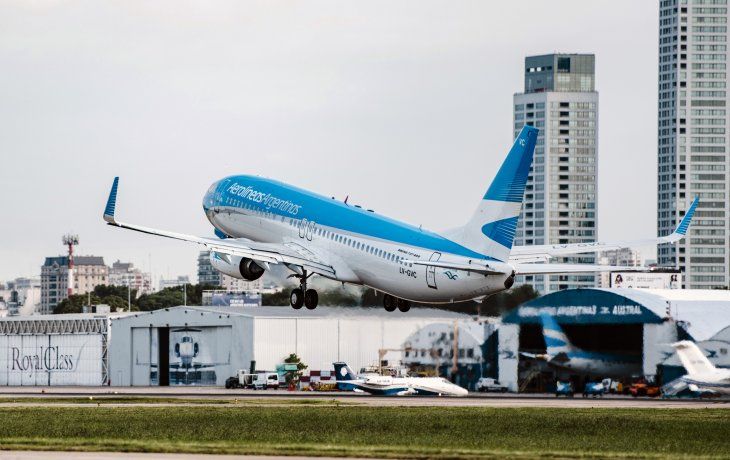 Aerolíneas Argentinas.