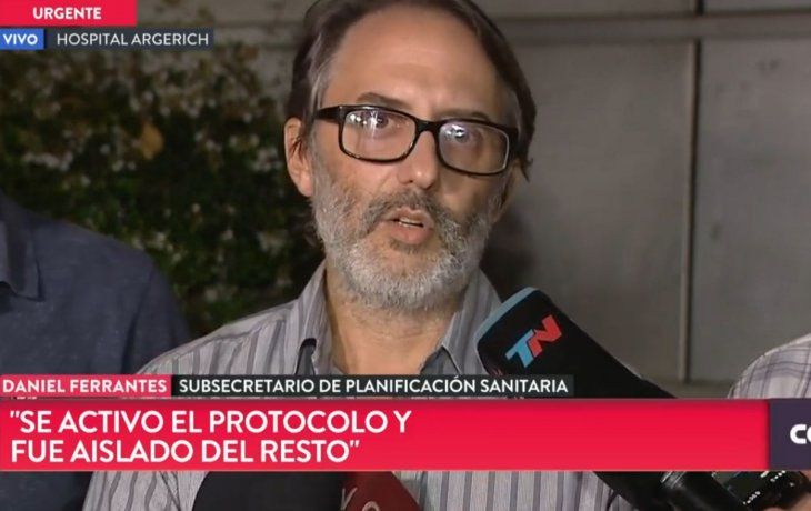 Conferencia de prensa por la muerte del paciente con coronavirus