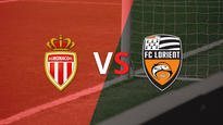 monaco es superior a lorient y lo vence por 2-1