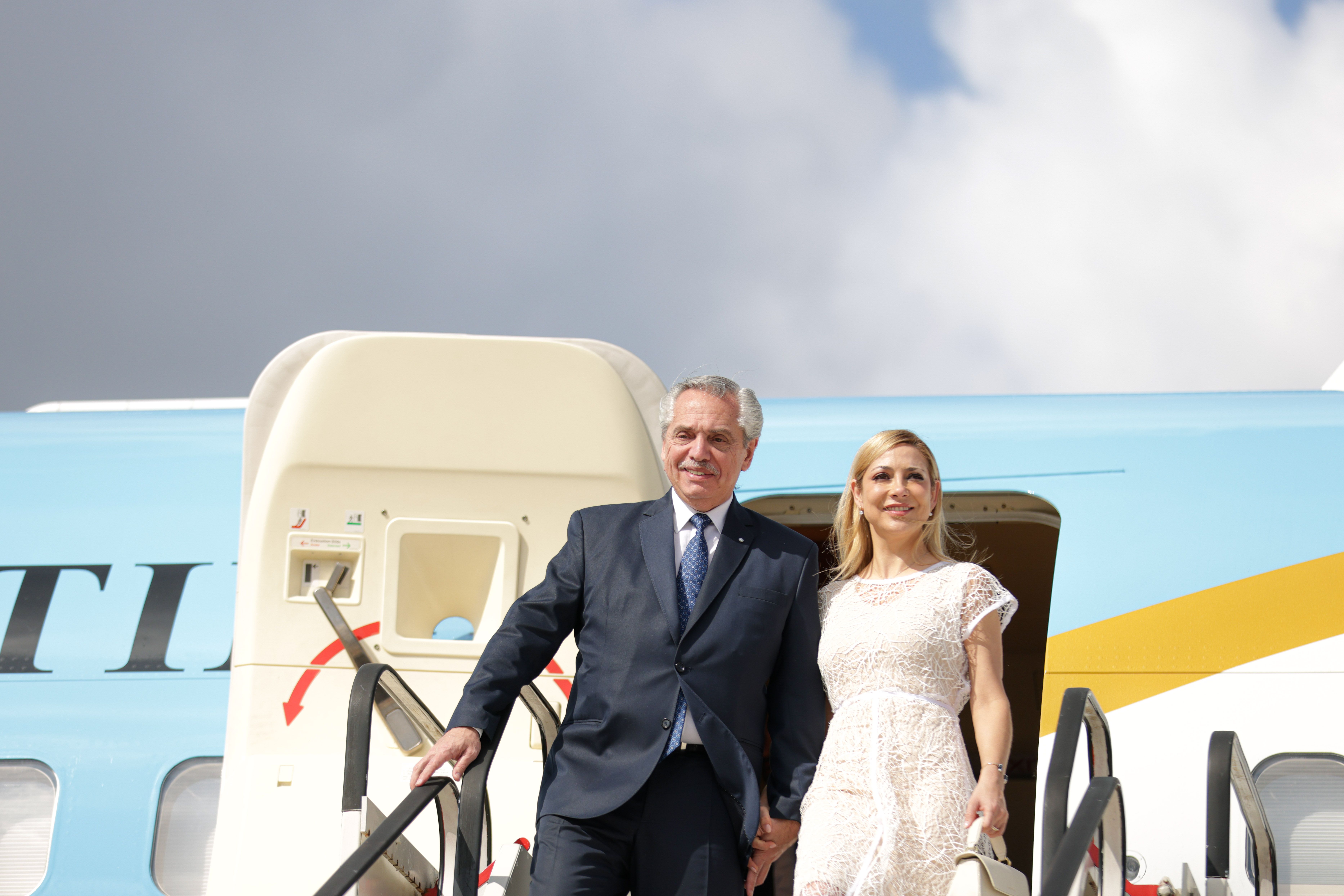 Alberto Fernández inicia su gira por Europa.
