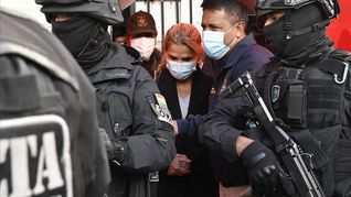 La expresidenta de facto de Bolivia, Jeanine Áñez.