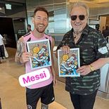 Lionel Messi y Carlos Villagrán se reunieron en un evento que juntó a la estrella del Inter Miami con uno de los personajes más icónicos del Chavo del 8 en un clima distendido. Lionel Messi y Carlos Villagrán se reunieron en un evento que juntó a la estrella del Inter Miami con uno de los personajes más icónicos del Chavo del 8 en un clima distendido.