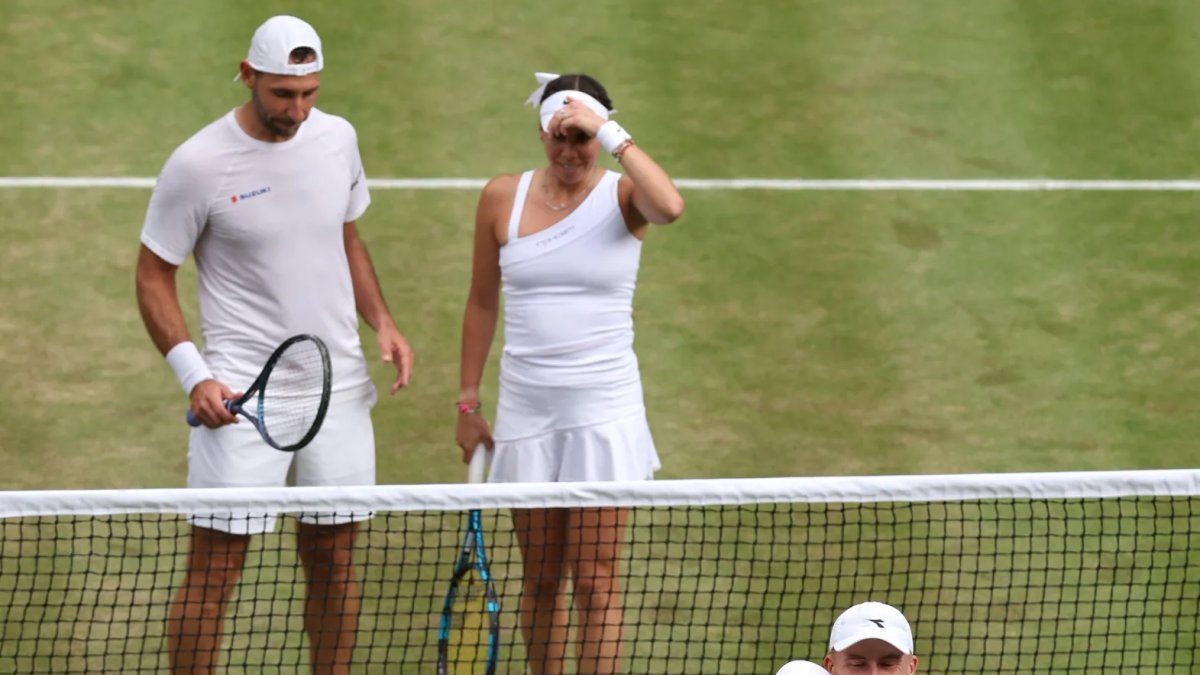 The duo of Santiago González and Giuliana Olmos lost in the Wimbledon final