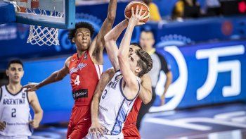 Argentina perdió con Puerto Rico en el Mundial U19 de básquet.