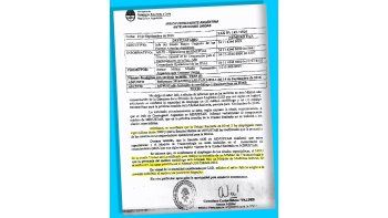 ámbito.com | Pedido. Copia de la comunicación que envió el asesor militar de la Misión Permanente ante la ONU detallando los servicios médicos extra pedidos.
