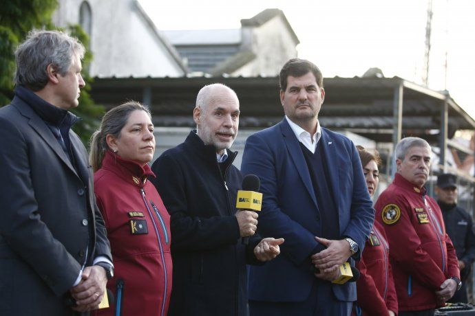 Con cr&iacute;ticas al Gobierno, Larreta lanz&oacute; las pistolas Taser en CABA.