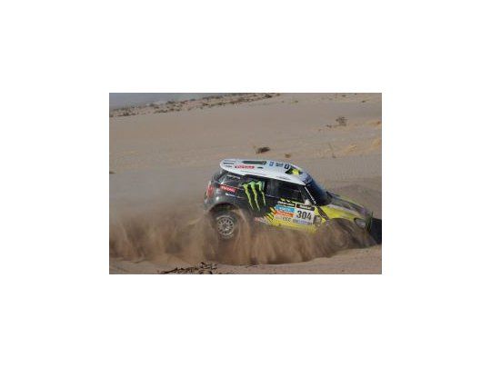 Nani Roma en acción. (Foto prensa Dakar).