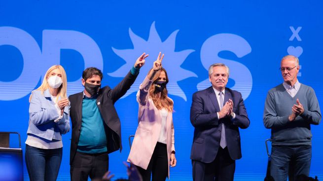 Acto de cierre de campaña del Frente de Todos.