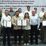 Firma de convenio del IMSS y sector agropecuario. Firma de convenio del IMSS y sector agropecuario.
