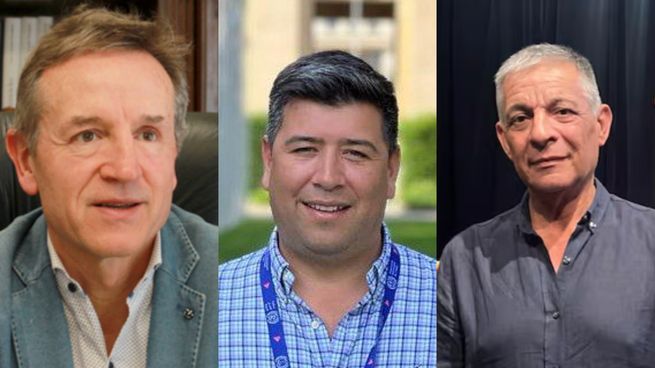 Jorge Sola, Octavio Jerónimo y Octavio Argüello, los nuevos miembros del triunvirato.