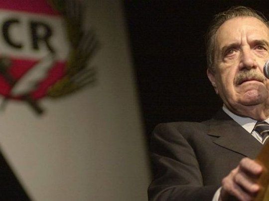 El expresidente radical entre 1983 y 1989, Raúl Alfonsín.