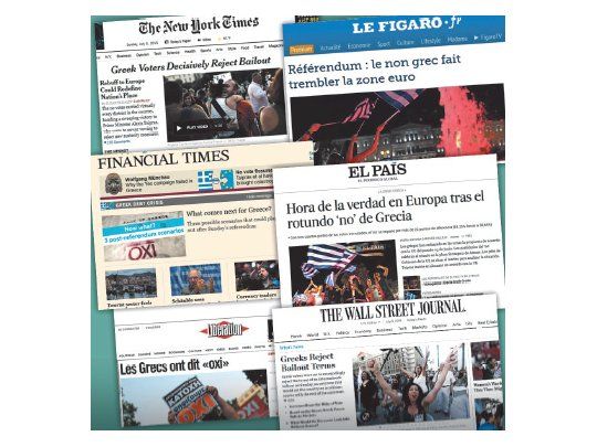 Grecia: la prensa mundial teme un “salto” al vacío