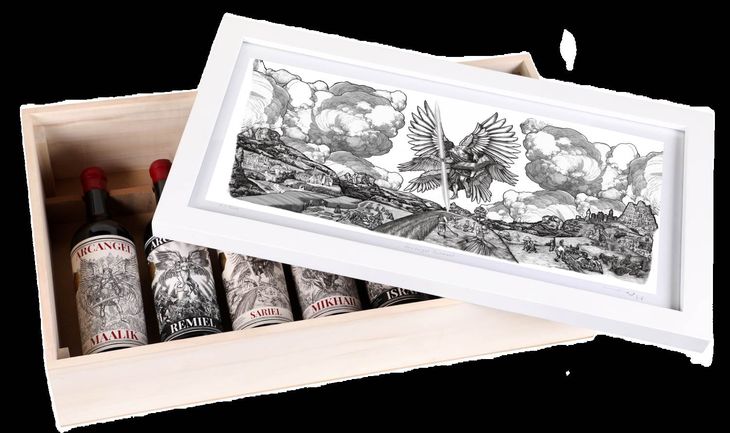 Línea de vinos Arcángel. Línea de vinos Arcángel.