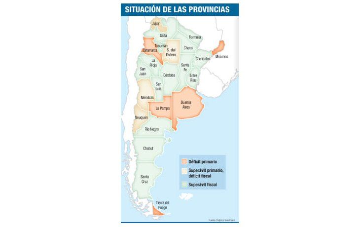 Previsible: diez provincias terminan el año con déficit