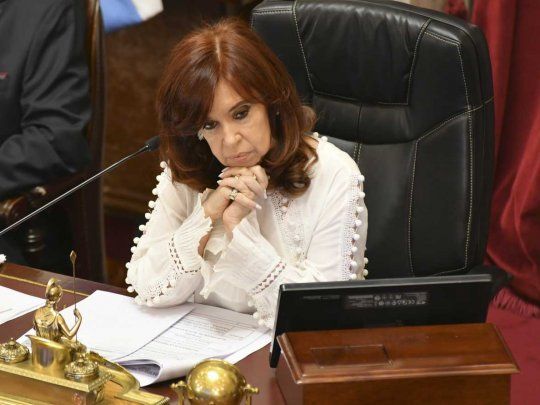 Cristina Fernández de Kirchner, vicepresidenta.