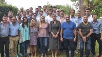 ritondo junto a referentes de cambiemos de la primera y tercera seccion electoral