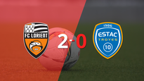 derrota de troyes por 2-0 en su visita a lorient