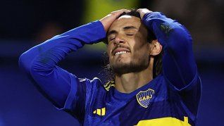 Edinson Cavani, crítico por el gol anulado a Boca: “El VAR traza una línea que me pasa por arriba de la rodilla y me sale por la espalda”