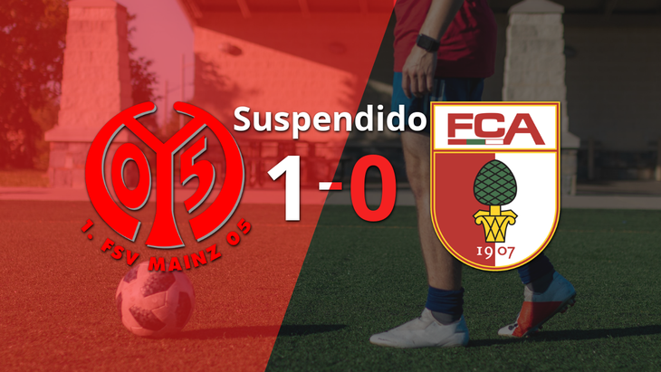 Mainz y Augsburg no pudieron seguir jugando en el estadio Mewa Arena