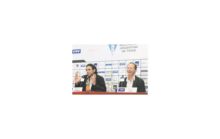 Jaite y Zabaleta fueron presentados como nuevo cuerpo técnico de la Copa Davis. Tendrán el duro desafío de mejorar el gran trabajo realizado por Tito Vázquez.