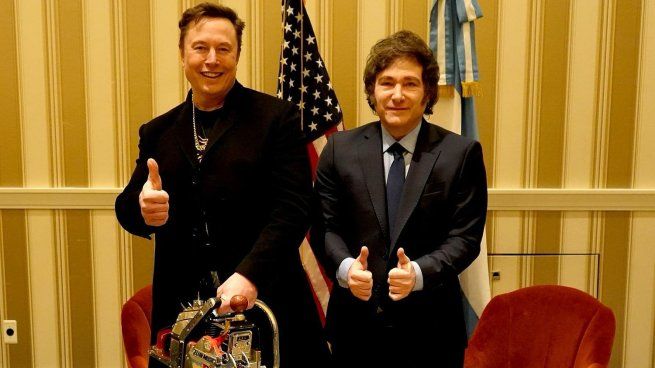 El presidente Javier Milei se reunió con el empresario Elon Musk en EEUU.&nbsp;