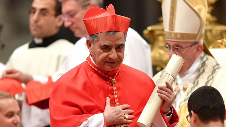 El cardenal Angelo Becciu. El cardenal Angelo Becciu.
