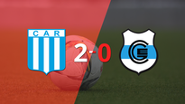 derrota de gimnasia (j) por 2-0 en su visita a racing (cba)