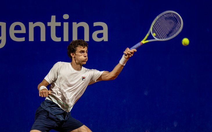Juan Manuel Cerúndolo fue una de las figuritas de este Argentina Open.
