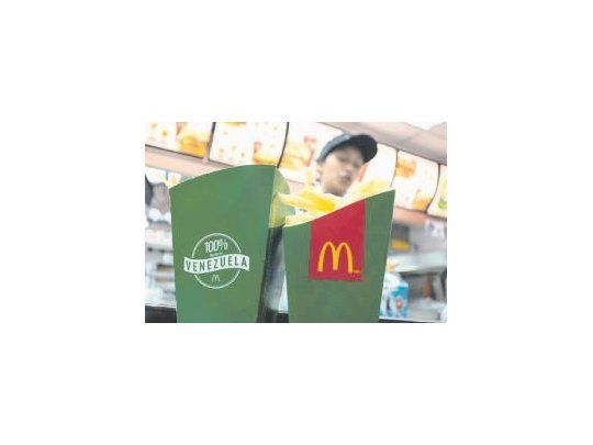 Incompletos. Así se sirven los combos en Venezuela. Hace un tiempo habían faltado las papas fritas y ahora salen de escena las Big Mac.