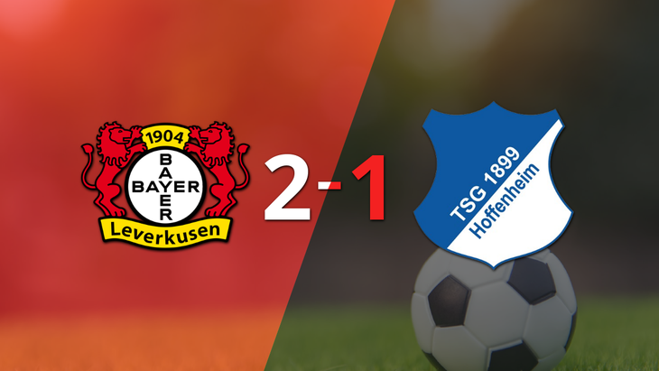 Bayer Leverkusen voltea el marcador y triunfa 2 a 1 ante Hoffenheim