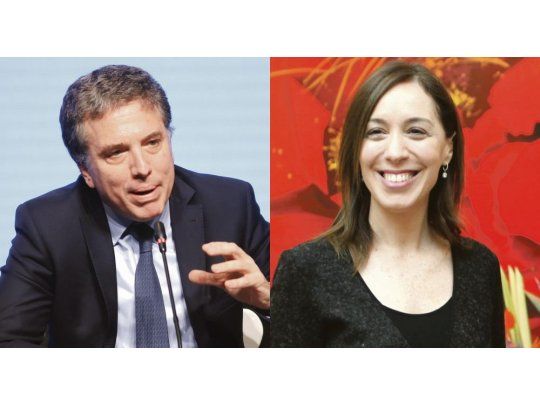 Nicolás Dujovne y María Eugenia Vidal.