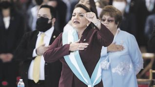 GESTO. Xiomara Castro, nueva presidenta de Honduras, pretende darle a su gestión un fuerte sesgo reformista como respuesta a las profundas inequidades que atraviesan a ese país.