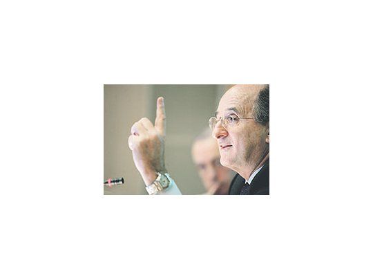 Antoni Brufau, presidente de Repsol YPF, habló ayer a través de una videoconferencia desde Madrid, sobre la situación de la compañía.