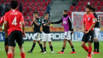 el sub 20 perdio el invicto ante corea del sur, pero gano su grupo y en octavos ira ante mali