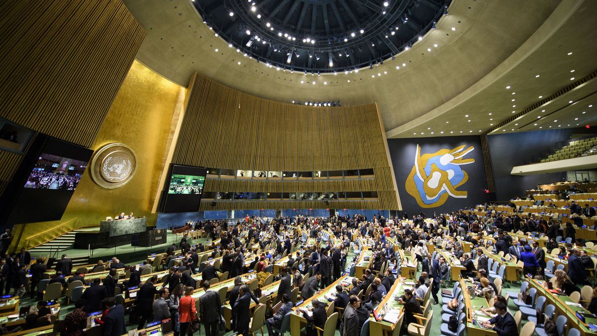 With the vote against Argentina, the UN Assembly demanded a high fire in Gaza