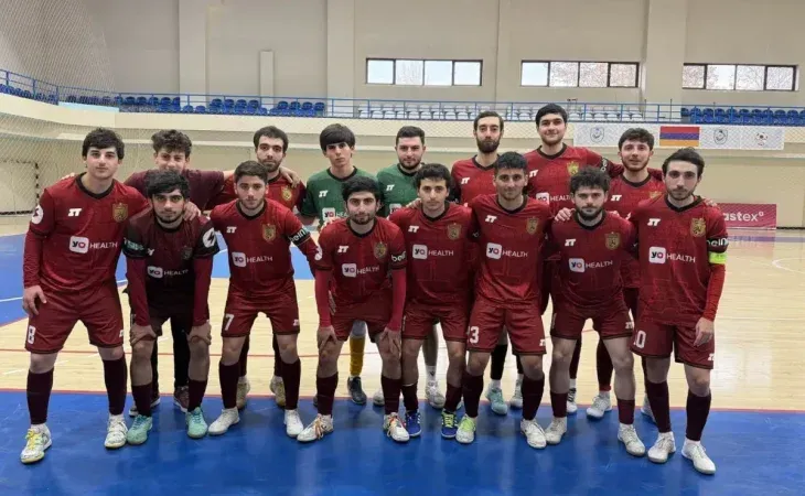 El conjunto armenio no tuvo piedad contra su rival.