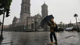 Puebla, uno de los estados más afectados por la lluvia esta semana. Puebla, uno de los estados más afectados por la lluvia esta semana.