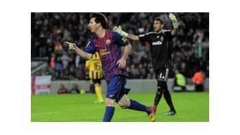 Lionel Messi se afianza como goleador de la Liga de España.
