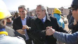 Alberto Fernández with Sergio Uñac, governor of San Juan. Alberto Fernández with Sergio Uñac, governor of San Juan.