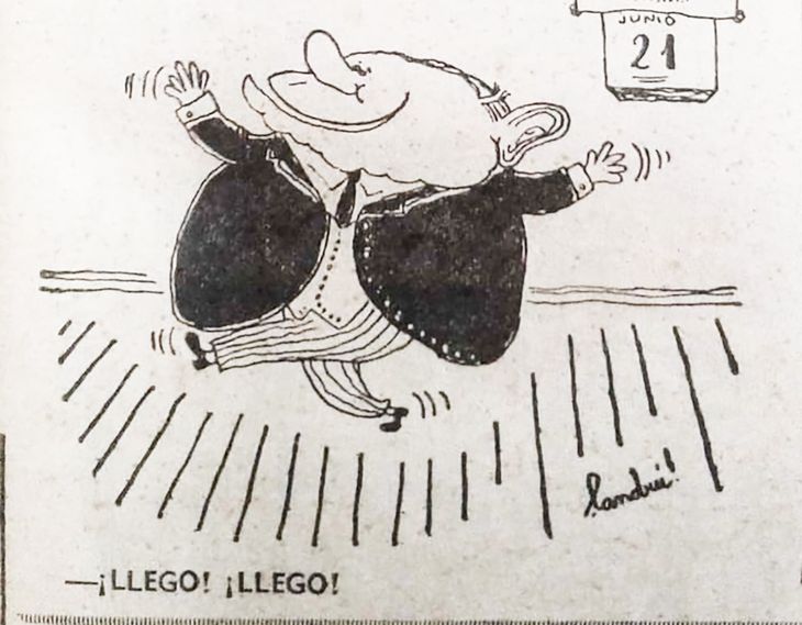 “Llegó el Invierno”… tan temido. Si algo demuestran la genialidad, el desparpajo y la valentía de Juan Carlos Colombres, “Landrú” -denostado y censurado por todos los gobiernos-, es la decadencia intelectual de los argentinos (y su pérdida del sentido de humor) “Llegó el Invierno”… tan temido. Si algo demuestran la genialidad, el desparpajo y la valentía de Juan Carlos Colombres, “Landrú” -denostado y censurado por todos los gobiernos-, es la decadencia intelectual de los argentinos (y su pérdida del sentido de humor)