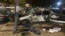 This is how Agustín López Gagliasso's car was left after the clash. This is how Agustín López Gagliasso's car was left after the clash.