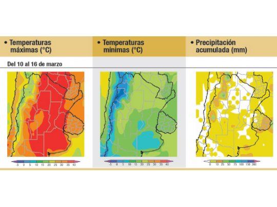 Algunas lluvias y frío en área agrícola