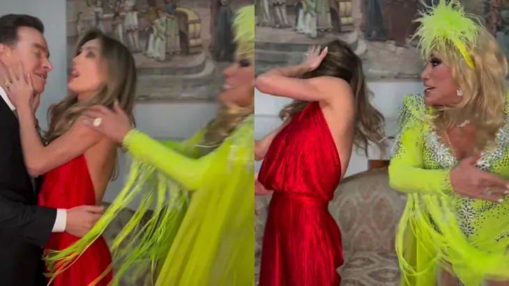 Laura León y Anahí no se habían visto en años. Bastó una fiesta de cumpleaños y un beso de Anahí a Manuel Velasco para que Laura León y Anahí no se habían visto en años. Bastó una fiesta de cumpleaños y un beso de Anahí a Manuel Velasco para que