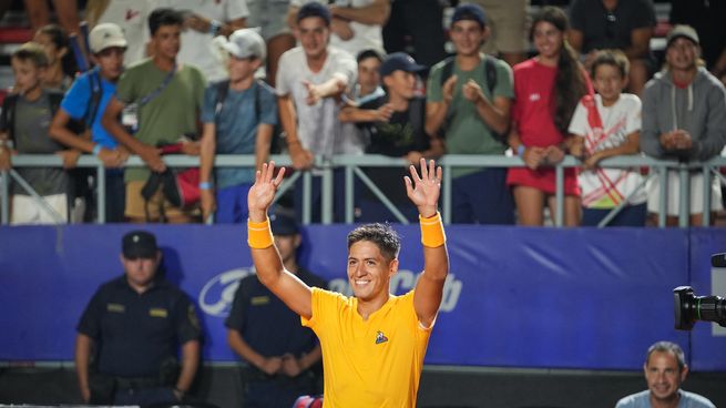 Báez concretó la única victoria argentina del día en el Córdoba Open.