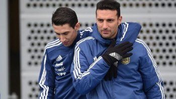 Lionel Scaloni volvió a apoyar a Ángel Di María.&nbsp;