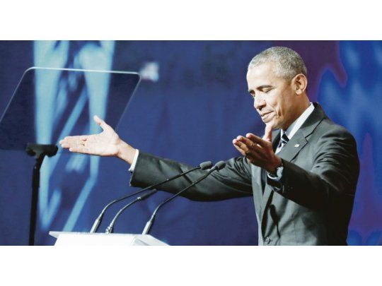 ¿Retirado?. Como la mayoría de los expresidentes de EE.UU., Barack Obama participa como orador en conferencias,una tarea por la que ha llegado a cobrar u$s400.000.