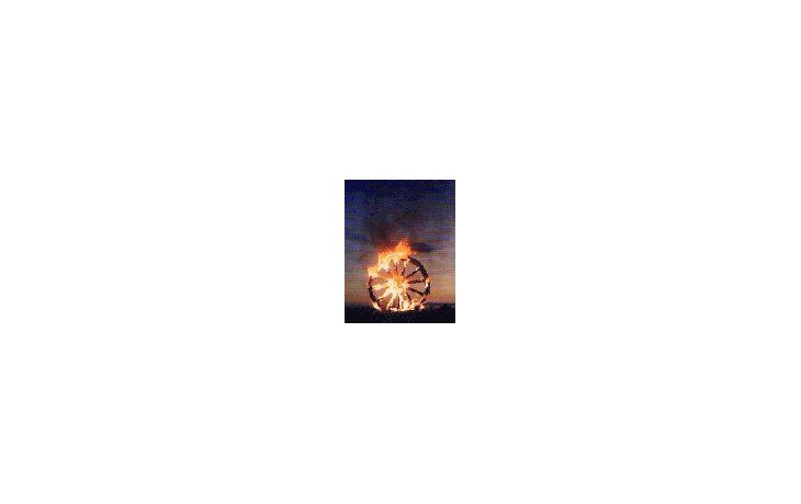 ámbito.com | El fuego es el centro de bello rito de Doffo