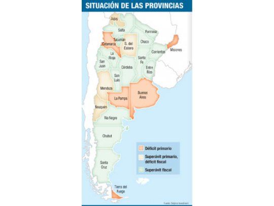 Previsible: diez provincias terminan el año con déficit