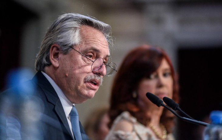 Alberto Fernández y Cristina Fernández de Kirchner.&nbsp;