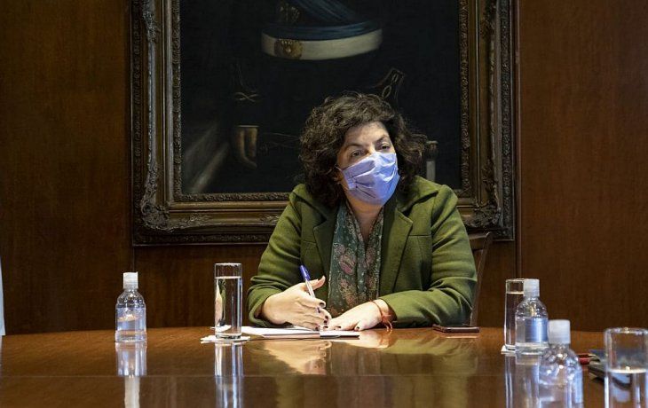 La ministra de Salud, Carla vizzotti.&nbsp;